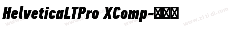 HelveticaLTPro XComp字体转换